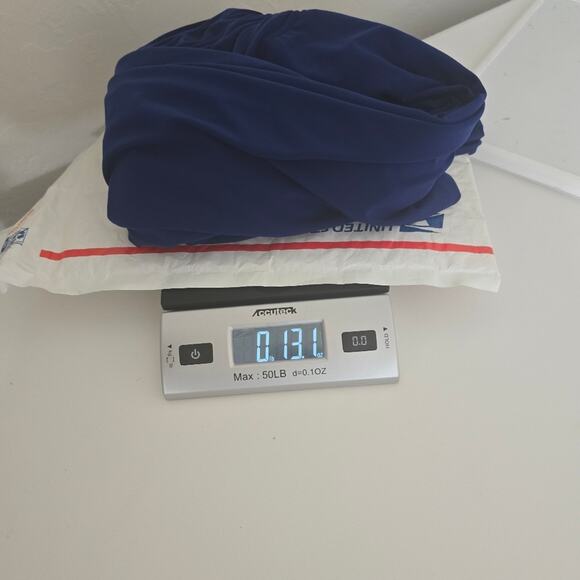 Evan Picone Royal Blue Midi Maxi Wedding Cocktail Event Dress Halter Formal 6 - Picture 11 of 11